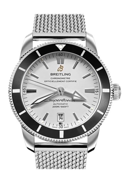 breitling superocean heritage 46 white face